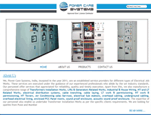 Tablet Screenshot of powercaresystems.com